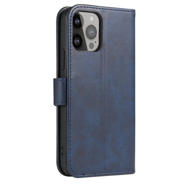 Magnet Case for Samsung S24 Plus with flap and wallet - blue