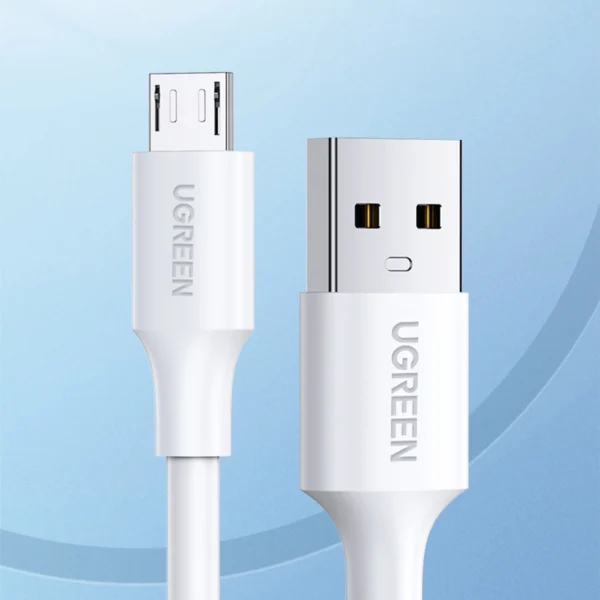 Ugreen US289 60143 micro USB / USB-A cable 2m - white