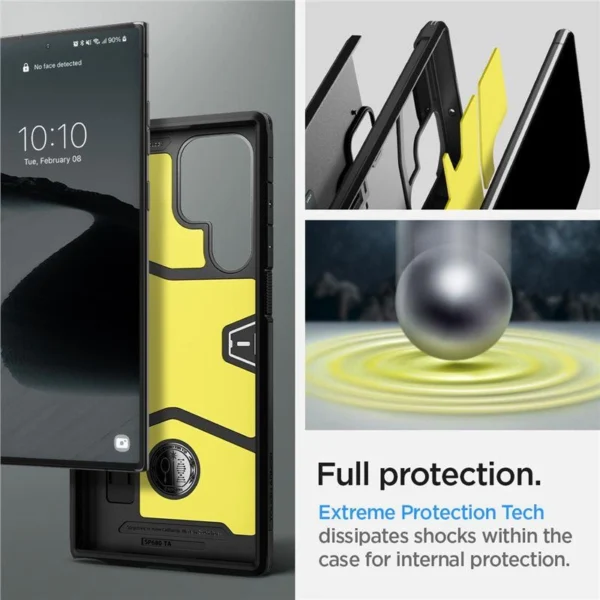 Spigen TOUGH ARMOR GALAXY S22 ULTRA BLACK