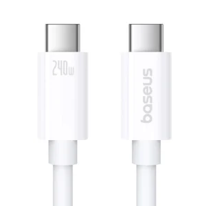 Baseus CB000068 USB-C – USB-C cable 240W PD 8K 60Hz 1m – white