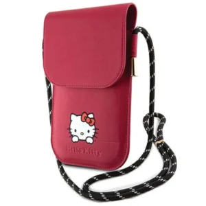 Hello Kitty Leather Daydreaming Cord bag – pink