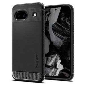 SPIGEN case Rugged Armor for GOOGLE PIXEL 8A matte black