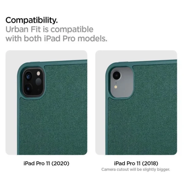 Spigen URBAN FIT IPAD PRO 11 2020 / 2021 / 2022 MIDNIGHT GREEN