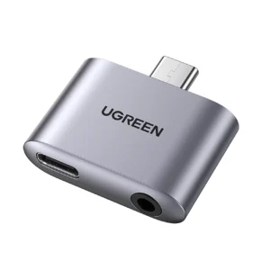 Ugreen CM231 USB-C mini jack 3.5 mm audio adapter – gray