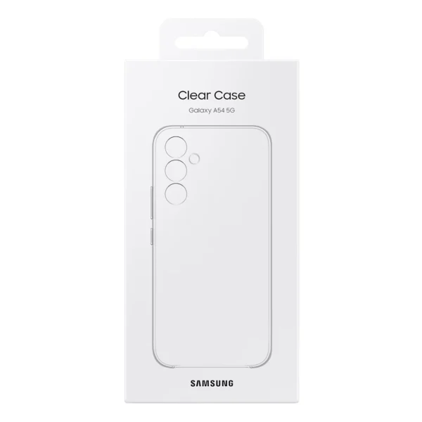 Samsung Clear Cover Case for Samsung Galaxy A54 5G Gel Cover Transparent (EF-QA546CTEGWW)