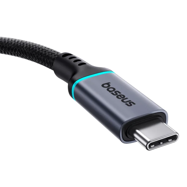 Baseus B0063370C111-01 USB-C - USB-C 4K 60Hz 100W 10Gb/s cable 1m - black