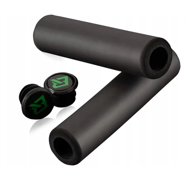 Rockbros GMBT1001BK bicycle grips made of silicone foam - black