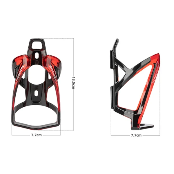 Rockbros FK338 bicycle holder for water bottle - black and red