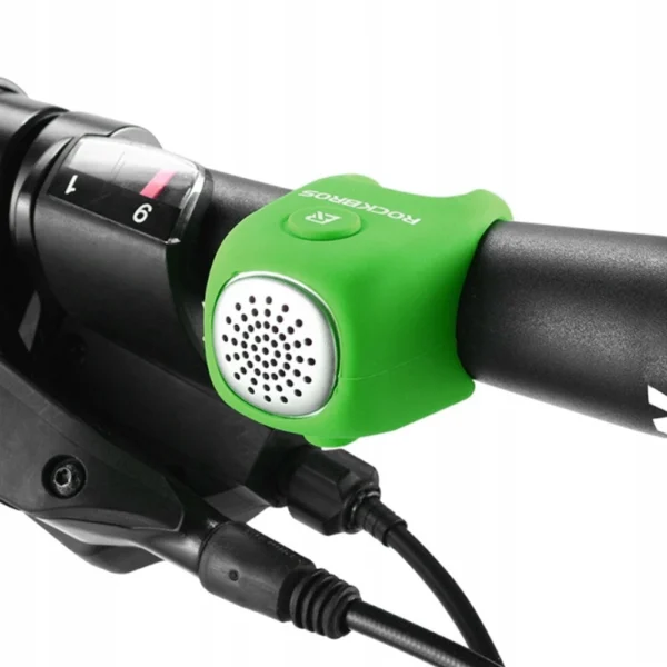 Rockbros CB1709GN electronic bicycle bell - green