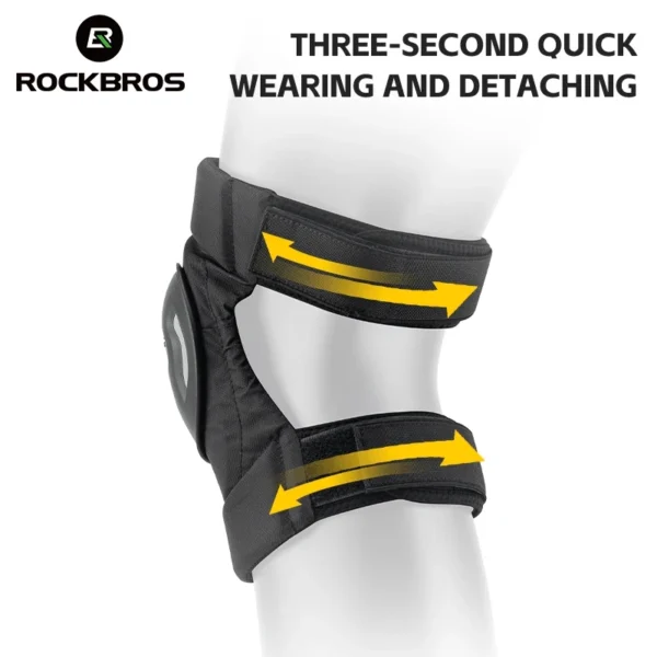 Rockbros 19230003001 knee pads - black