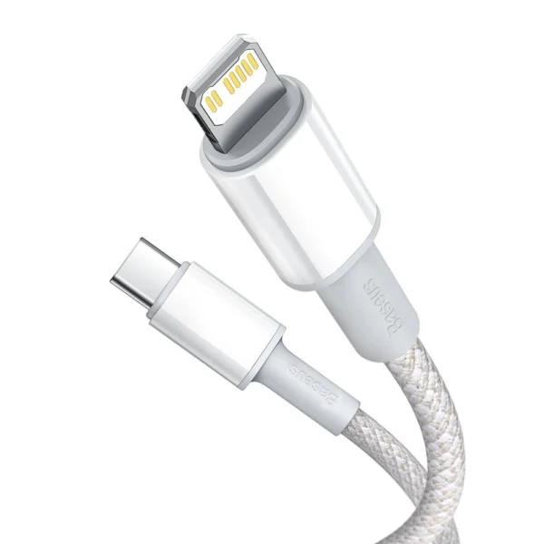 Baseus CATLGD-02 Lightning - USB-C PD cable 20W 480Mb/s 1m - white