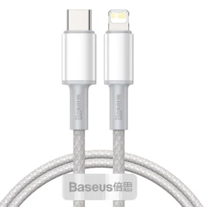 Baseus CATLGD-02 Lightning – USB-C PD cable 20W 480Mb/s 1m – white