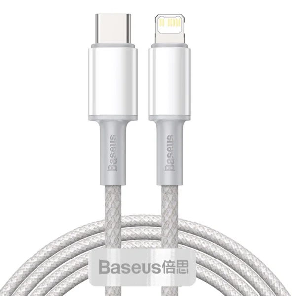 Baseus CATLGD-A02 Lightning – USB-C PD cable 20W 480Mb/s 2m – white