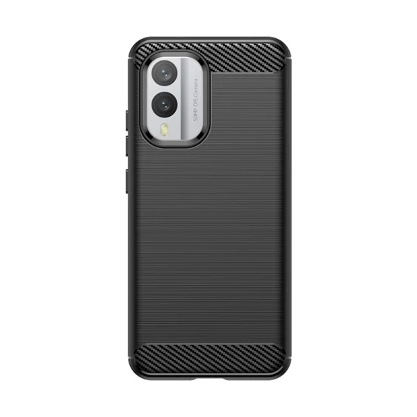 Carbon Case silicone case for Nokia X30 – black