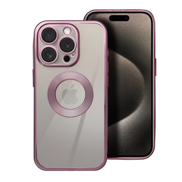 Case GLAM for IPHONE 16 Pro rose pink