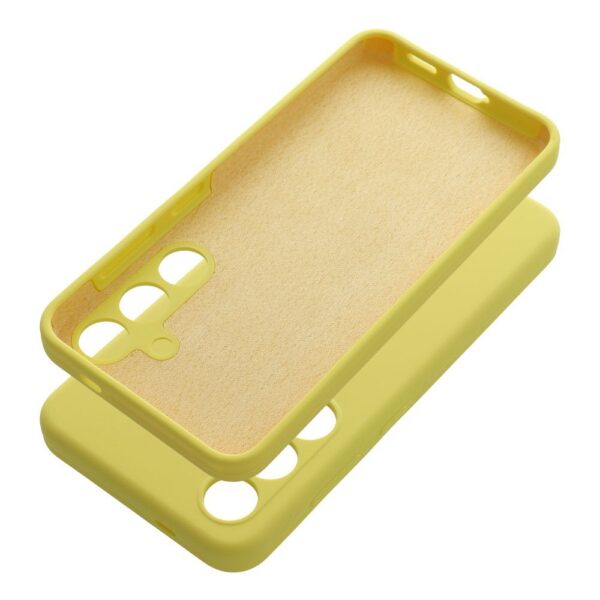 Case SILICONE 2mm for MOTOROLA G34 5G lemon