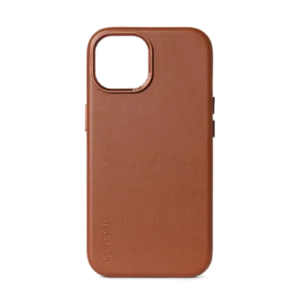 Decoded Leather Case with MagSafe for iPhone 15 – brown