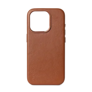 Decoded Leather Case with MagSafe for iPhone 15 Pro – brown