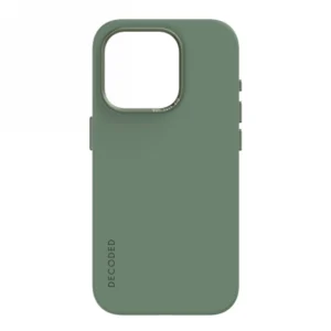 Decoded Silicone Case with MagSafe for iPhone 15 Pro Max – green