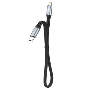 Dudao L10P Lightning – USB-C PD 20W cable 0.23m – black