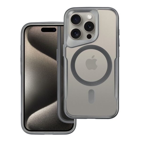 ERGOFIT NEWZONE case compatible with MagSafe for IPHONE 15 PRO grey