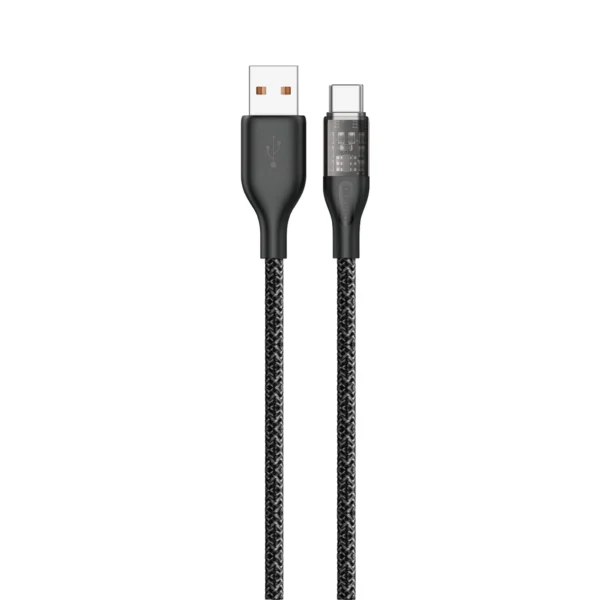 Fast charging cable 120W 1m USB – USB-C Dudao L22T – gray