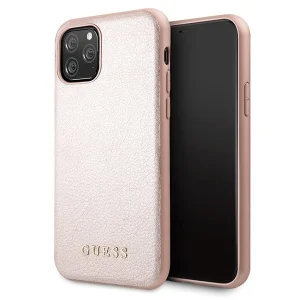 Guess iPhone 11 Pro różowo-złoty/rose gold hard case Iridescent