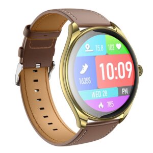 HOCO smartwatch with call function AMOLED Y22 champagne gold