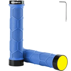 Rockbros 40720007003 bicycle grips with reflector – blue