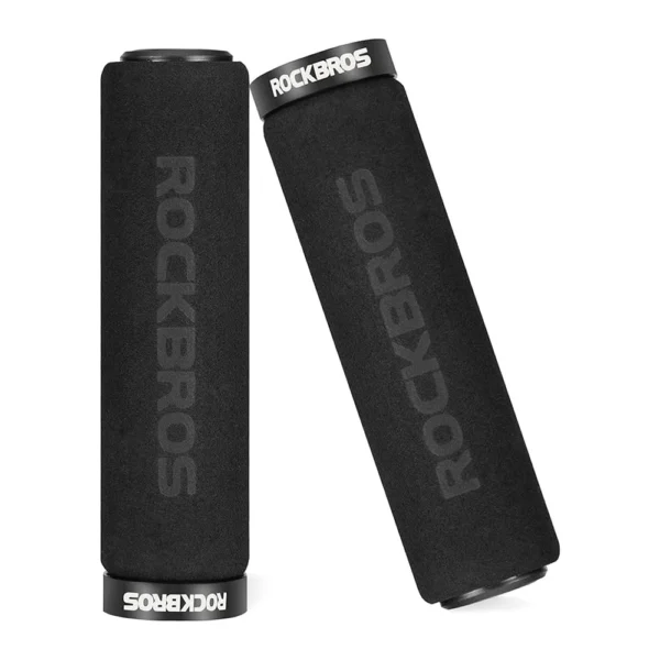 Rockbros BT1001BKBK sponge bicycle handlebar grips – black