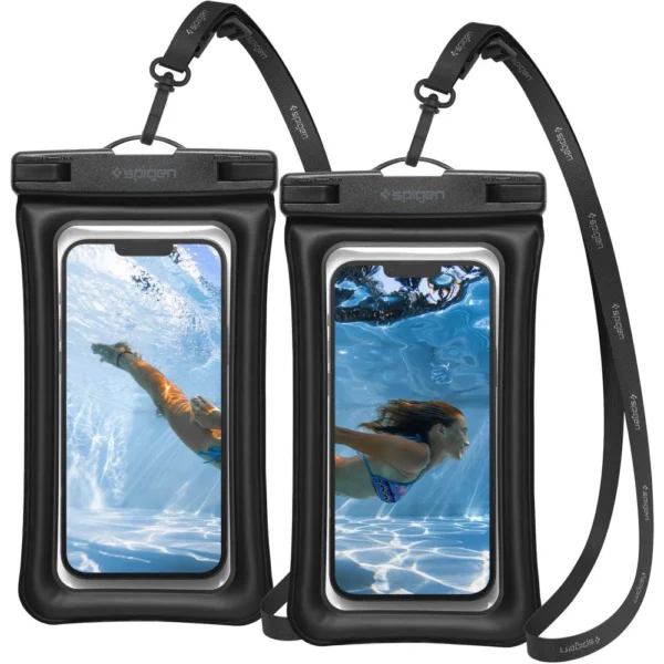 Spigen Aqua Shield A610 waterproof floating case – black 2 pcs.