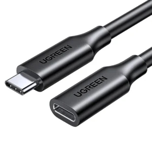 Ugreen 10387 USB-C – USB-C PD QC cable 4K 60Hz 100W 5A 10Gb/s 1m – black