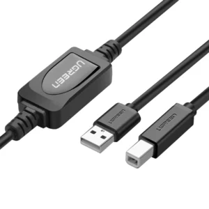 Ugreen US122 USB-B USB-A 2.0 printer cable 10m – black