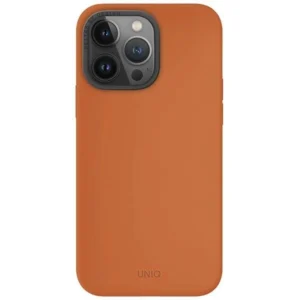 Uniq Lino Hue Magclick Charging case for iPhone 15 Pro Max – orange