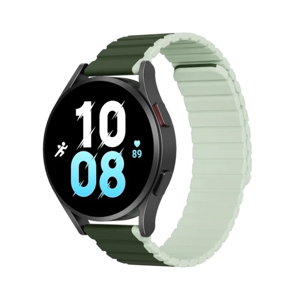 Universal Magnetic Samsung Galaxy Watch 6 Pro/6/6 Classic/5 Pro/5/5 Classic Dux Ducis Strap (20mm LD Version) – Green