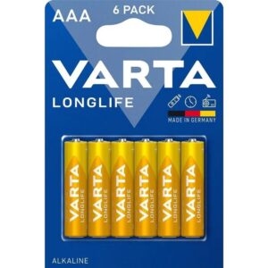 VARTA alkaline battery R3  Longlife 6 pcs