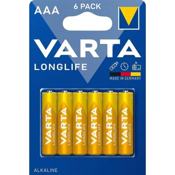 VARTA alkaline battery R3  Longlife 6 pcs