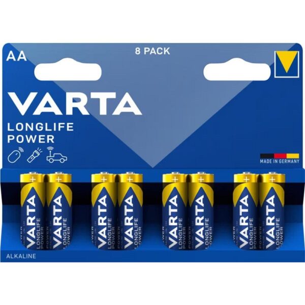 VARTA alkaline battery R6  Longlife Power 8 pcs