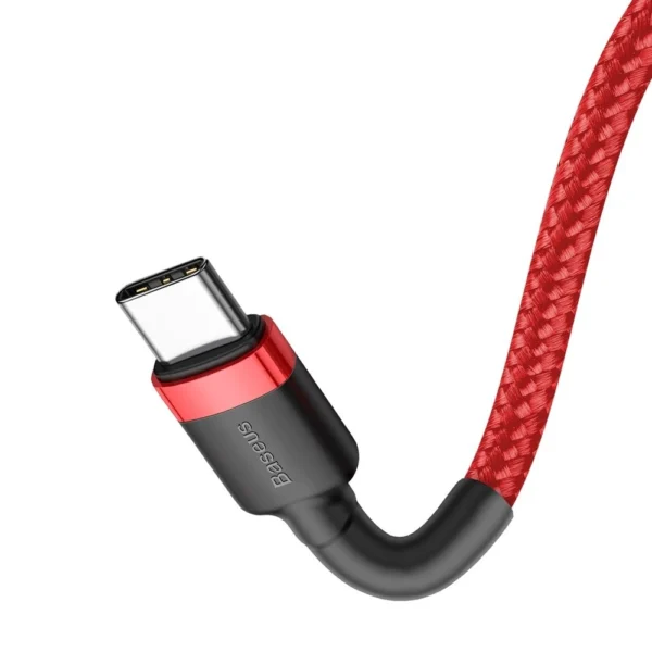 Baseus CATKLF-G09 USB-C - USB-C PD QC cable 60W 3A 480Mb/s 1m - red