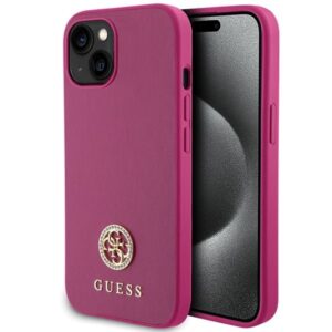 GUESS case for IPHONE 13 / 14 / 15 GUHCP15SPS4DGPP  pink