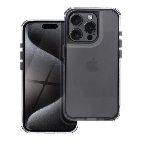 MATRIX CLEAR Case for IPHONE 16 PLUS black