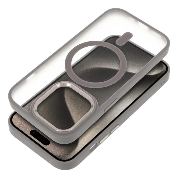 MATTE MAG COVER case compatible with MagSafe for IPHONE 16 Pro Max titanium