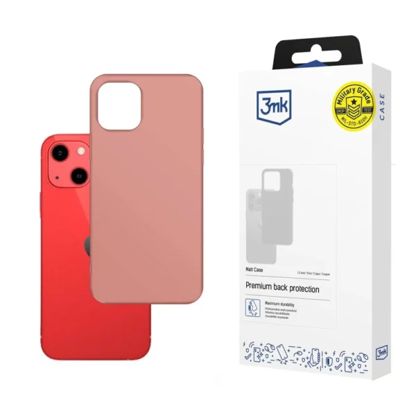 Case for iPhone 13 from the 3mk series Matt Case - pink