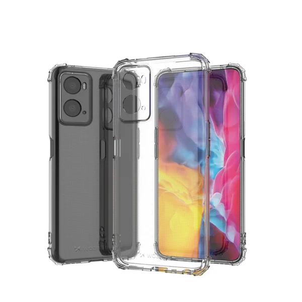 Anti Shock Case for Realme 9i, Oppo A36 / A76 / A96 Armor Case Transparent