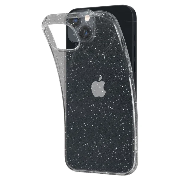 Spigen Liquid Crystal case with glitter for iPhone 14 transparent