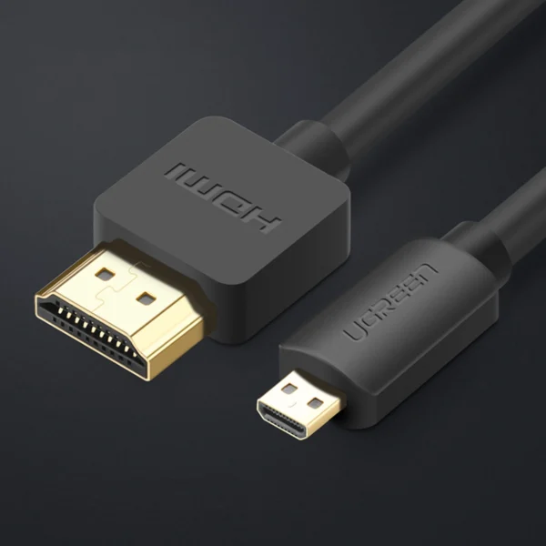 Ugreen cable Micro HDMI - HDMI cable 3m black (HD127)