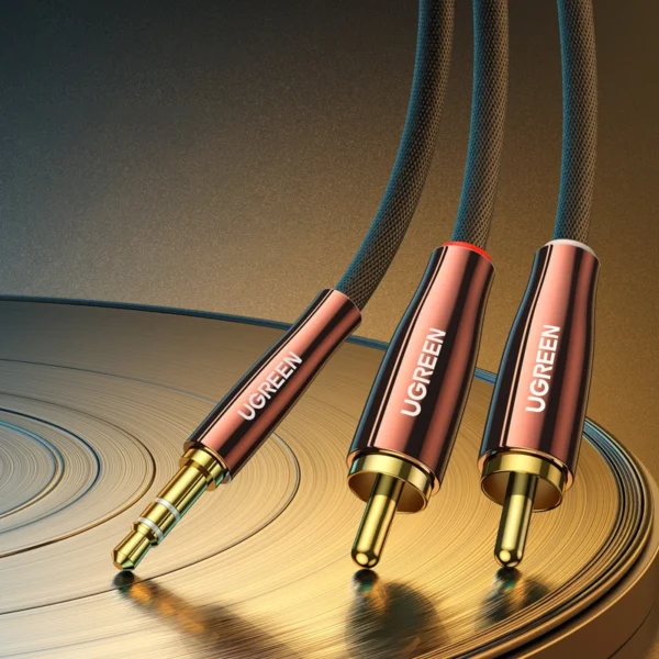 Ugreen cable audio cable 3.5 mm mini jack (male) - 2RCA (male) 2m copper (AV170)