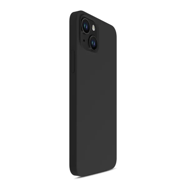 IPhone 13 mini silicone case from the 3mk Silicone Case series - black