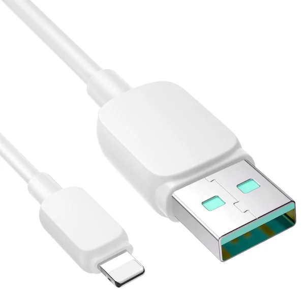 Joyroom Multi-Color Series A14 Lightning / USB-A 2.4A 1.2 m cable - white