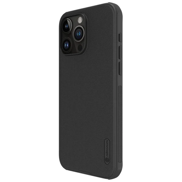 Nillkin Super Frosted Shield Pro reinforced case for iPhone 15 Pro Max - black